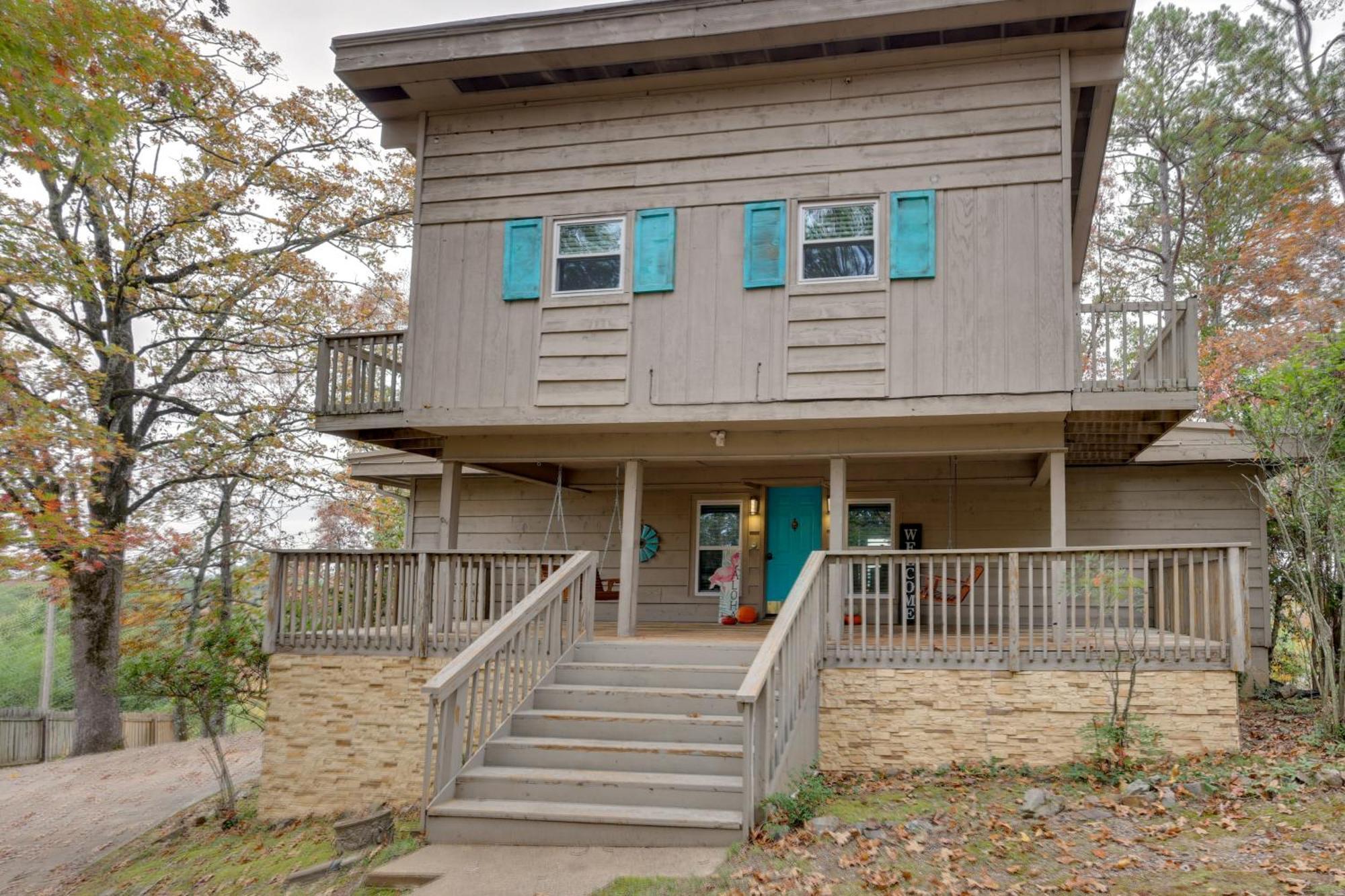Hot Springs Home With Views, Hot Tub And Golf Access Exterior foto